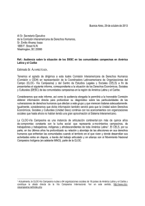 (DESC) de campesinos en América Latina