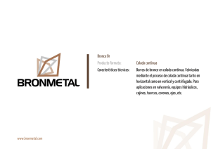 Aleaciones - Bronmetal