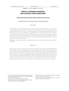 DiAbETES y ENFERMEDAD PERiODONTAl