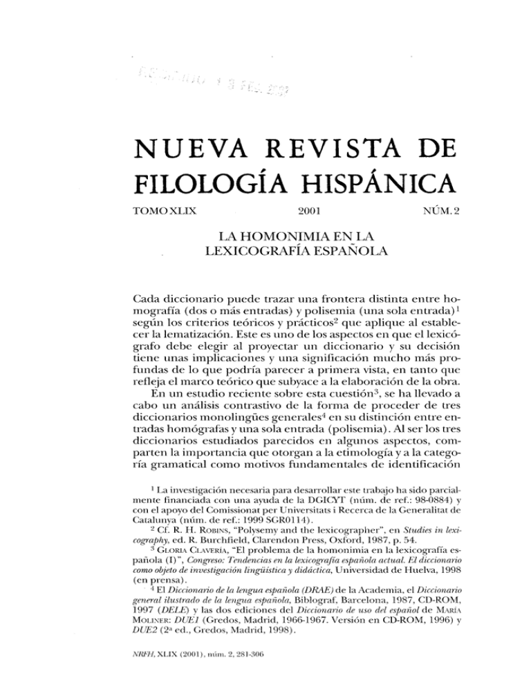 Nueva Revista De Filología Hispánica 5186