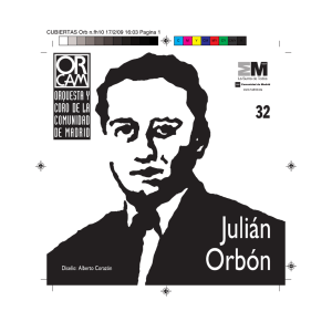 Julián Orbón - Orquesta y Coro de la Comunidad de Madrid