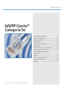 U/UTP Clarity5E Categoría 5e