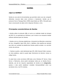Tutotial de Samba - Universidad del Cauca