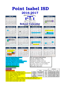 Academic Year Calendar