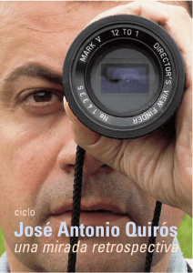 José Antonio Quirós Una mirada retrospectiva