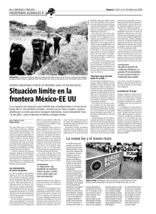 Situación límite en la frontera México-EE UU