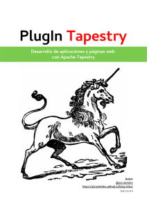 PlugIn Tapestry: Desarrollo de aplicaciones y páginas