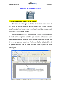 Práctica 2 OpenOffice Writer