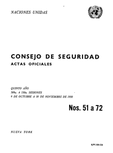 Nos. 51 a 72 - Naciones Unidas