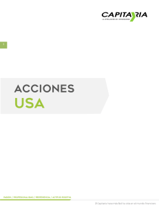 Acciones Norteamericanas - Capitaria | La evolución en inversiones