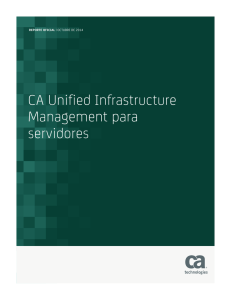 CA Unified Infrastructure Management para