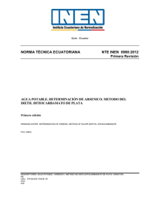 norma técnica ecuatoriana nte inen 0980:2012