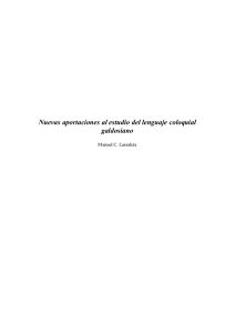 Nuevas aportaciones al estudio del lenguaje coloquial galdosiano