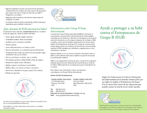 Ayude a proteger a su bebé contra el Estreptococo de Grupo B (EGB)