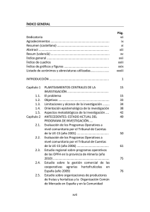 xvii ÍNDICE GENERAL Pág. Dedicatoria vii Agradecimientos
