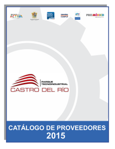 Catálogo de Proveedores 2015
