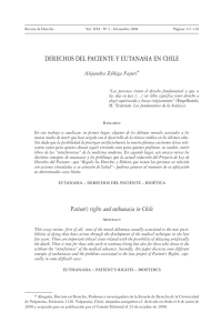 derechos del paciente y eutanasia en chile