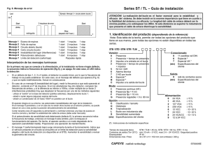 Manual de instalación para detectores de vehículos TL y ST