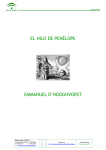 EL HILO DE PENÉLOPE EMMANUEL D`HOOGHVORST