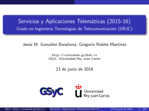 Servicios y Aplicaciones Telemáticas (2015-16)