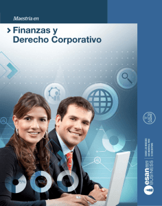 Finanzas y Derecho Corporativo
