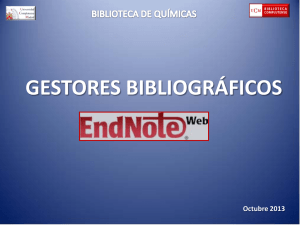 biblioteca EndNote Web