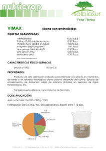 VIMAX Abono con aminoácidos