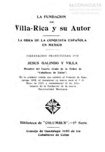 Villa-Rica y su Autor