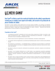 Hevi-Sand® se fabrica a partir de cromita de fundición de alta