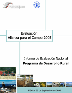 Desarrollo Rural - Evaluación y análisis de políticas publicas