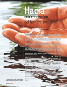 una concepci&oacute;n del hombre simbionte