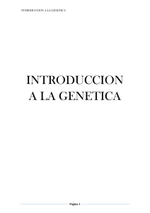 Introduccion a la genetica