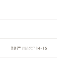 nueva temporada - Orquesta y Coro Nacionales de España