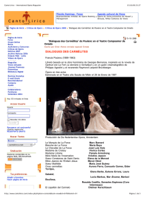 Canto Lirico - International Opera Magazine