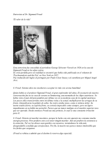 Entrevista al Dr Sigmund Freud