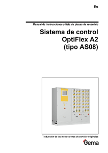 Sistema de control OptiFlex A2 (tipo AS08)