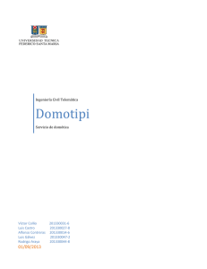 Domotipi - Ingeniería Civil Telemática UTFSM