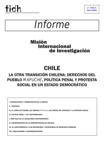 derechos del pueblo mapuche, política penal y protesta