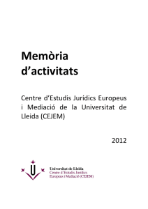 Any 2012 - cejem - Universitat de Lleida