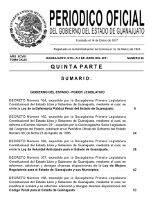 3 de junio de 2011 - Congreso del Estado de Guanajuato