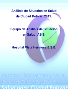 análisis de situación de salud de Ciudad Bolívar