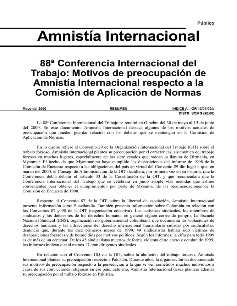 Amnistía Internacional