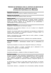 términos de referencia para el contrato de servicios de consultoría