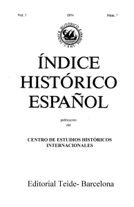 INDICE HISTORICO ESPANOL