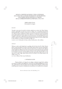 MILICIA, FORTIFICACIONES Y VIDA COTIDIANA EN LA ISLA DE