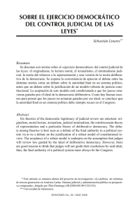 pdf Sobre el ejercicio democrático del control judicial de las leyes
