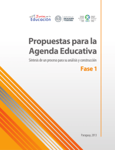 Propuestas para la Agenda Educativa