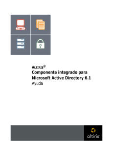 ALTIRIS® Componente integrado para Microsoft Active Directory 6.1