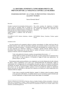 La historia feminista como herramienta de prevención de la