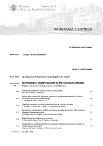 programa científico - Grupo Español del Carbón (GEC)